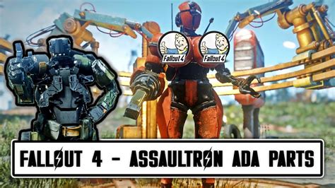 assaultron fallout 4|fallout 4 assaultron ada parts.